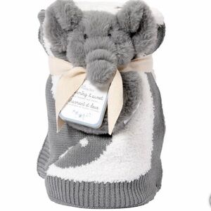 Little Miracles Knit Blanket and Rattle Set